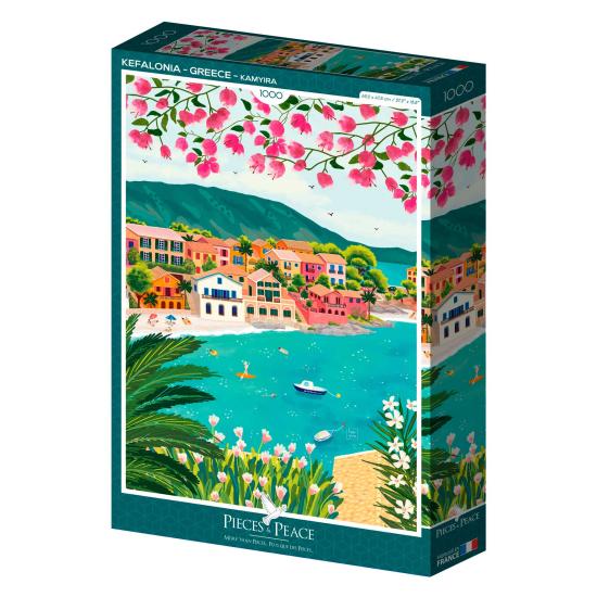 Puzzle Pieces and Peace Cefalonia, Grecia de 1000 Pçs
