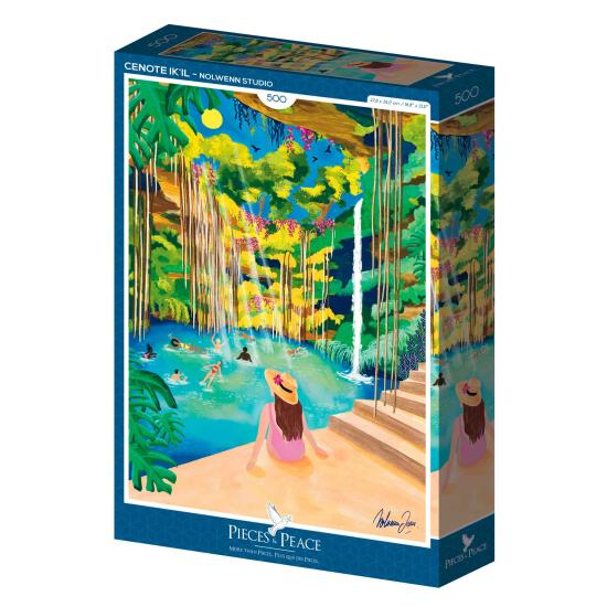 Puzzle Pieces and Peace Cenote Ik'il de 500 Pçs