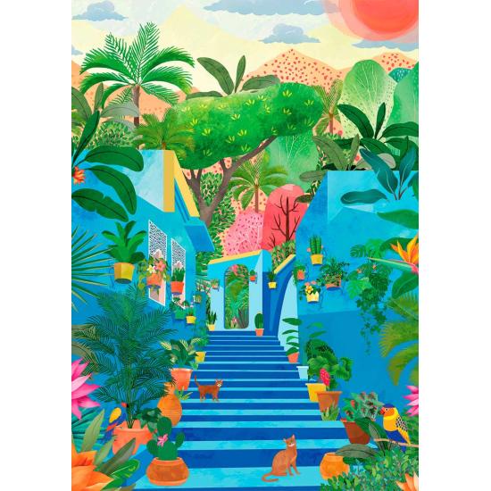 Puzzle Pieces and Peace Céu Azul de 1000 peças Puzzle Pieces and Peace Céu Azul de 1000 peças