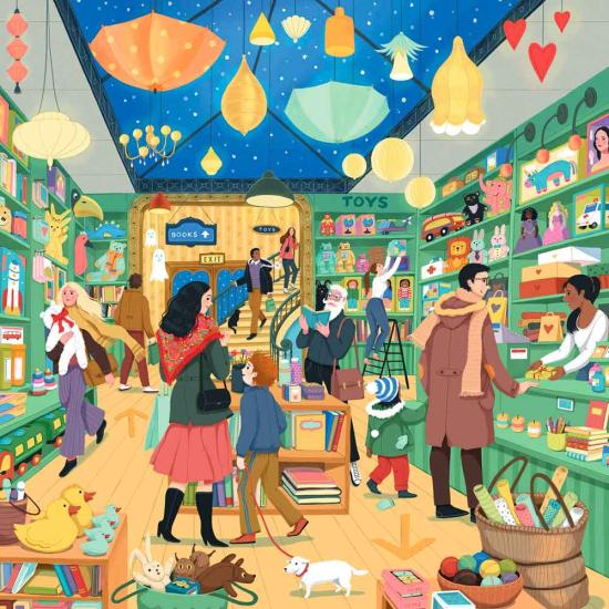 Puzzle Pieces and Peace Compras Festivas de 1000 Peças