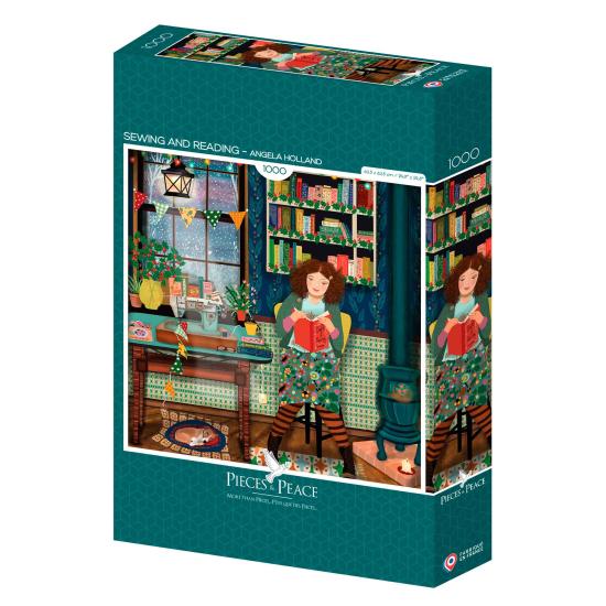 Puzzle Pieces and Peace Costura e leitura de 1000 pçs