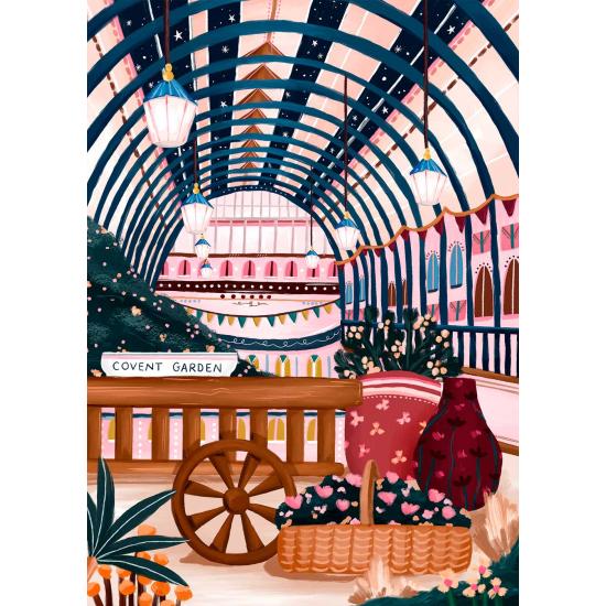 Puzzle Pieces and Peace Covent Garden de 500 Peças