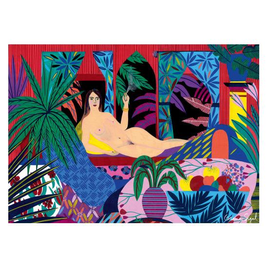 Puzzle Pieces and Peace Nu com Charuto de 1500 peças