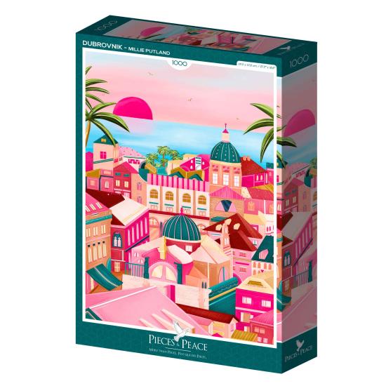 Puzzle Pieces and Peace Dubrovnik de 1000 peças