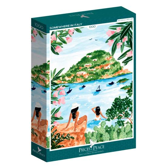 Puzzle Pieces and Peace Em Algum lugar na Itália de 1000 pçs