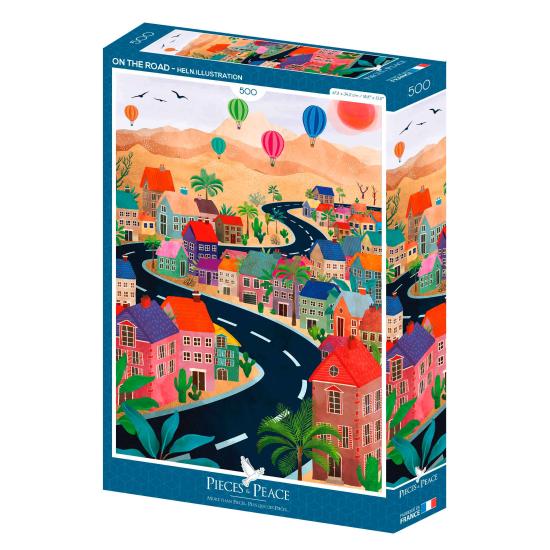 Puzzle Pieces and Peace Na Estrada de 500 Pçs