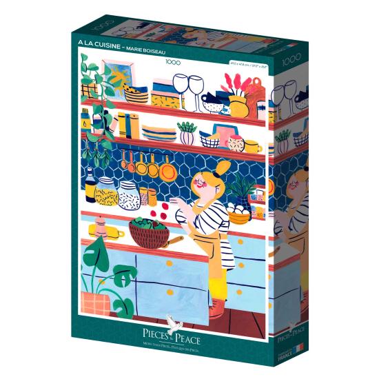 Puzzle Pieces and Peace Na Cozinha de 1000 peças
