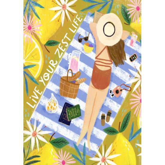 Puzzle Pieces and Peace Entusiasmo da vida de 500 Pçs Puzzle Pieces and Peace Entusiasmo da vida de 500 Pçs