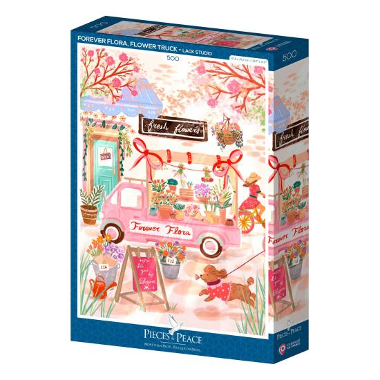 Puzzle Pieces and Peace Forever Flora, Camião de Flores de 500 P