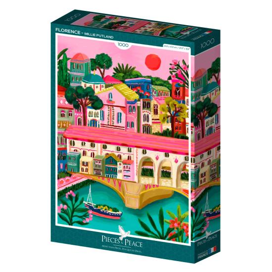 Puzzle Pieces and Peace Florença de 1000 Pçs