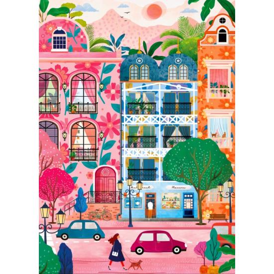 Puzzle Pieces and Peace Flower Power de 1500 peças Puzzle Pieces and Peace Flower Power de 1500 peças
