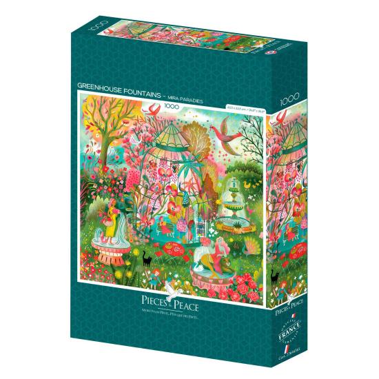 Puzzle Pieces and Peace Fontes de Estufa 1000 pçs