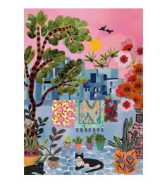 Puzzle Pieces and Peace Gatos em Chefchaouen de 1000 peç