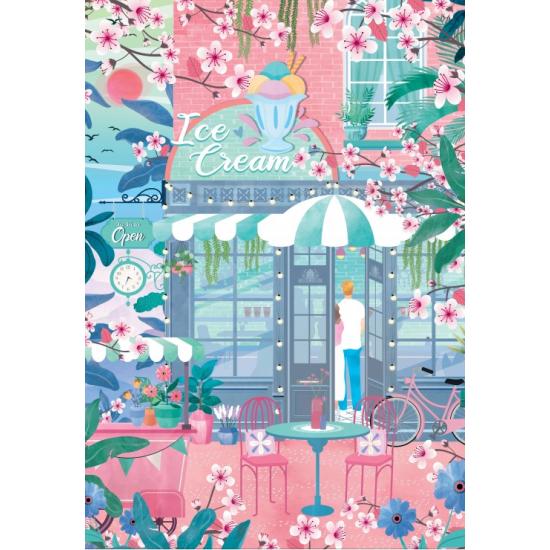 Puzzle Pieces and Peace Sorveteria de 1000 pçs Puzzle Pieces and Peace Sorveteria de 1000 pçs