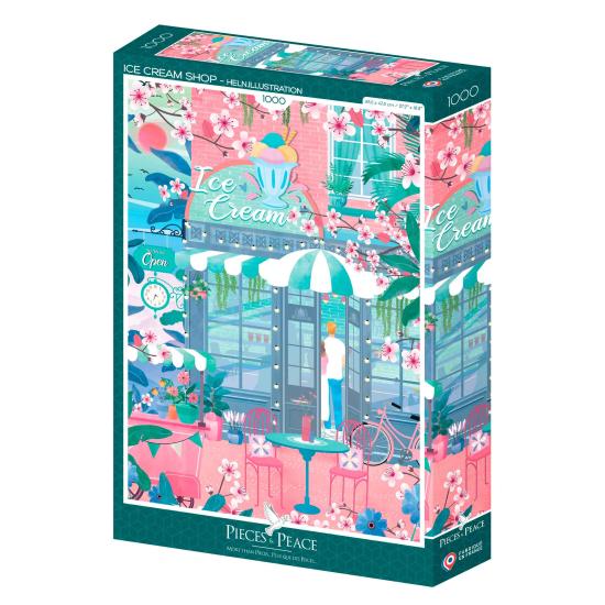 Puzzle Pieces and Peace Sorveteria de 1000 pçs Puzzle Pieces and Peace Sorveteria de 1000 pçs