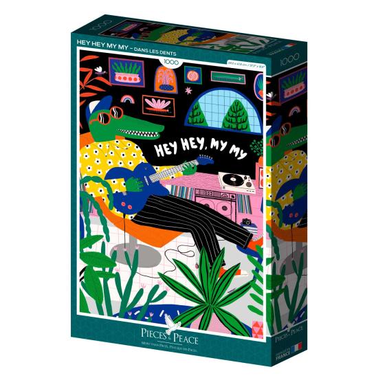 Puzzle Pieces and Peace Hey Hey My My de 1000 peças