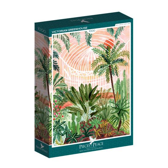 Puzzle Pieces and Peace Estufa Vitoriana de 1000 peças