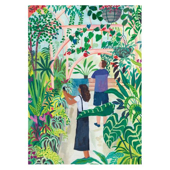 Puzzle Pieces and Peace Jardim Botanico de 1500 peças