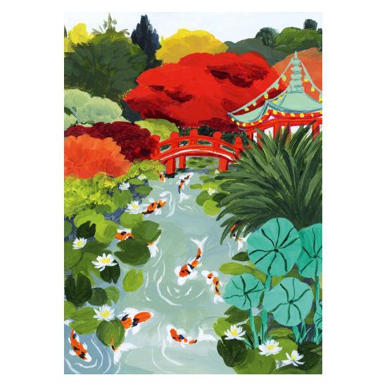 Puzzle Pieces and Peace Jardim Japones de 1500 peças