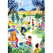 Puzzle Pieces and Peace Jardim Público 1000 Pçs