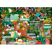 Puzzle Pieces and Peace A Biblioteca De Um Jardineiro 1500 peças