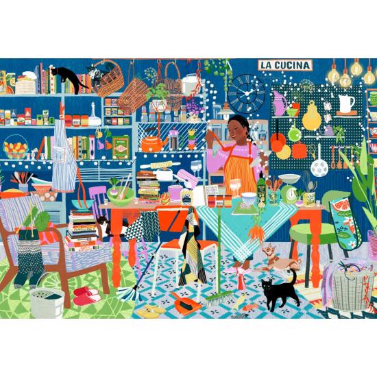 Puzzle Pieces and Peace A Cozinha de 1000 peças