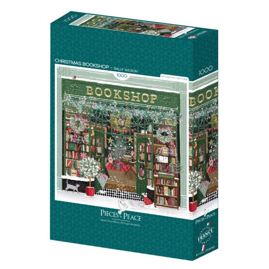 Puzzle Pieces and Peace Livraria De Natal de 1000 pçs Puzzle Pieces and Peace Livraria De Natal de 1000 pçs