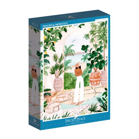 Puzzle Pieces and Peace Pacífico Marrocos de 1500 peças
