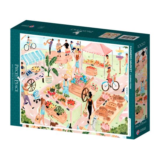 Puzzle Pieces and Peace Feira De Produtores 1000 Pçs