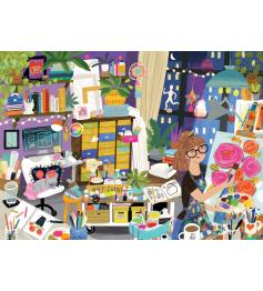 Puzzle Pieces and Peace O meu lugar feliz é no Art Studio 1500 p