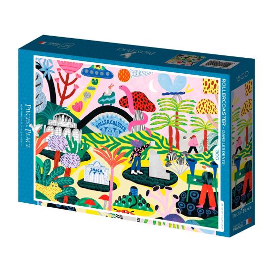 Puzzle Pieces and Peace Montanha Russa de 1500 peças Puzzle Pieces and Peace Montanha Russa de 1500 peças