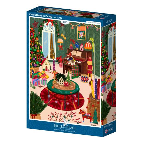 Puzzle Pieces and Peace Natal Em Paris 500 peças