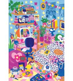 Puzzle Pieces and Peace Nostalgia Dos Anos 90 1000 Pçs