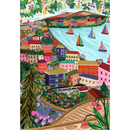 Puzzle Pieces and Peace Nápoles, Italia de 1000 peças