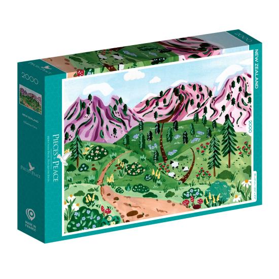 Puzzle Pieces and Peace Nova Zelândia de 2000 peças