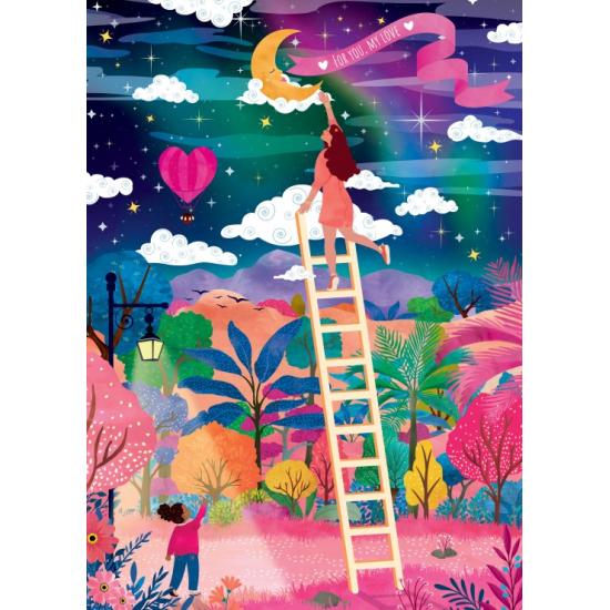 Puzzle Pieces and Peace Para ti meu amor 500 peças