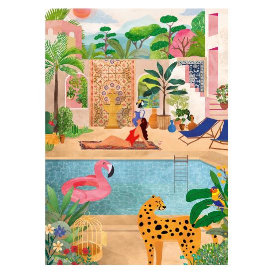 Puzzle Pieces and Peace Paraiso de Verão de 1000 peças