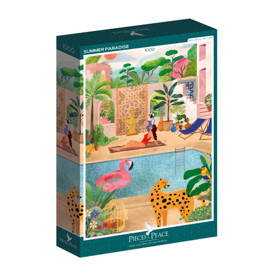 Puzzle Pieces and Peace Paraiso de Verão de 1000 peças