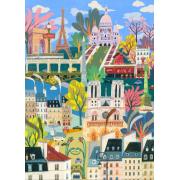 Puzzle Pieces and Peace Paris, Meu Amor 1500 peças