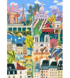 Puzzle Pieces and Peace Paris, Meu Amor 1500 peças