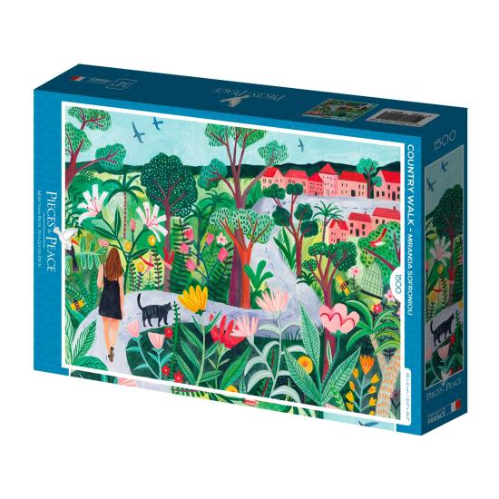 Puzzle Pieces and Peace Caminhada Rural de 1500 Peças