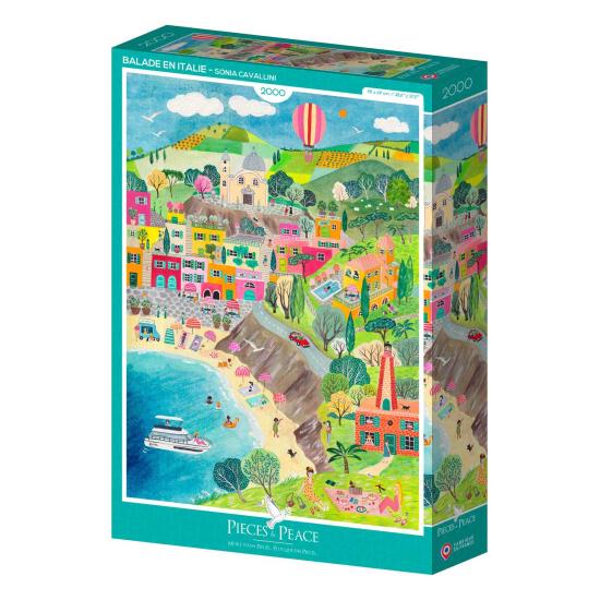 Puzzle Pieces and Peace Caminhada em Itália de 2000 peças