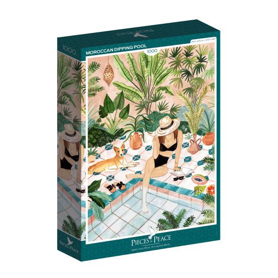 Puzzle Pieces and Peace Piscina Marroquina de 1000 peças