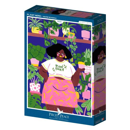 Puzzle Pieces and Peace Plant Nerd de 500 Pçs Puzzle Pieces and Peace Plant Nerd de 500 Pçs