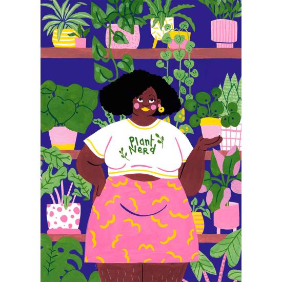 Puzzle Pieces and Peace Plant Nerd de 500 Pçs Puzzle Pieces and Peace Plant Nerd de 500 Pçs