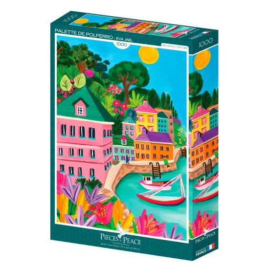 Puzzle Pieces and Peace Polperro de 1000 pçs