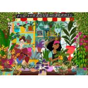 Puzzle Pieces and Peace Por Amor Às Plantas 500 peças