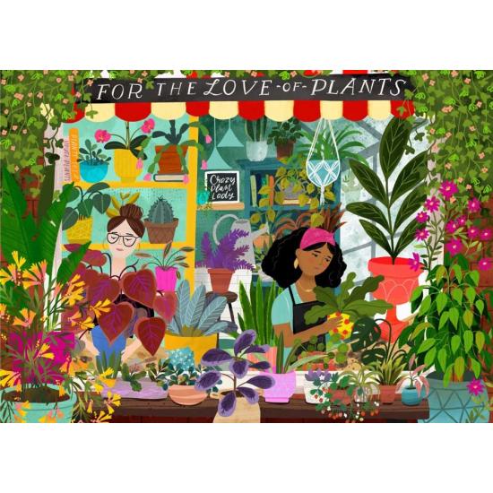 Puzzle Pieces and Peace Por Amor Às Plantas 500 peças
