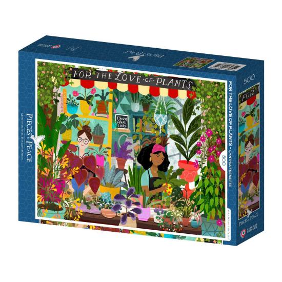 Puzzle Pieces and Peace Por Amor Às Plantas 500 peças