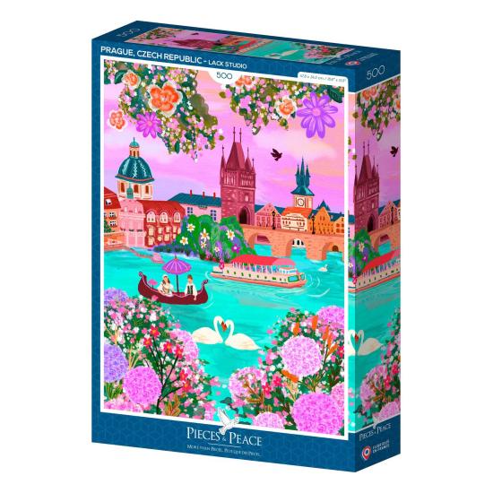 Puzzle Pieces and Peace Praga, República Checa de 500 Pçs